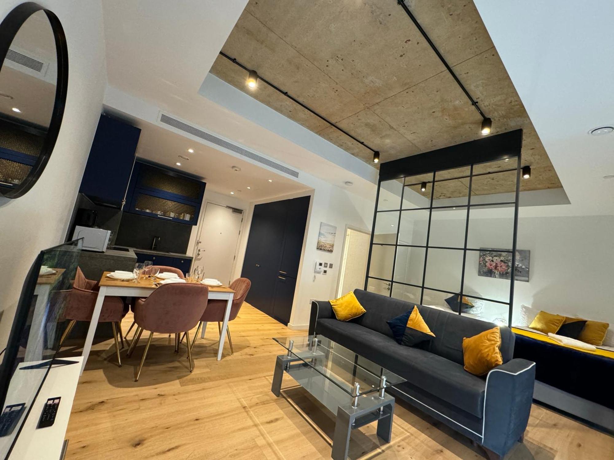 London Luxury Flat With Balcony, River View, O2 Arena, Excel, Canary Wharf, Station Apartman Kültér fotó